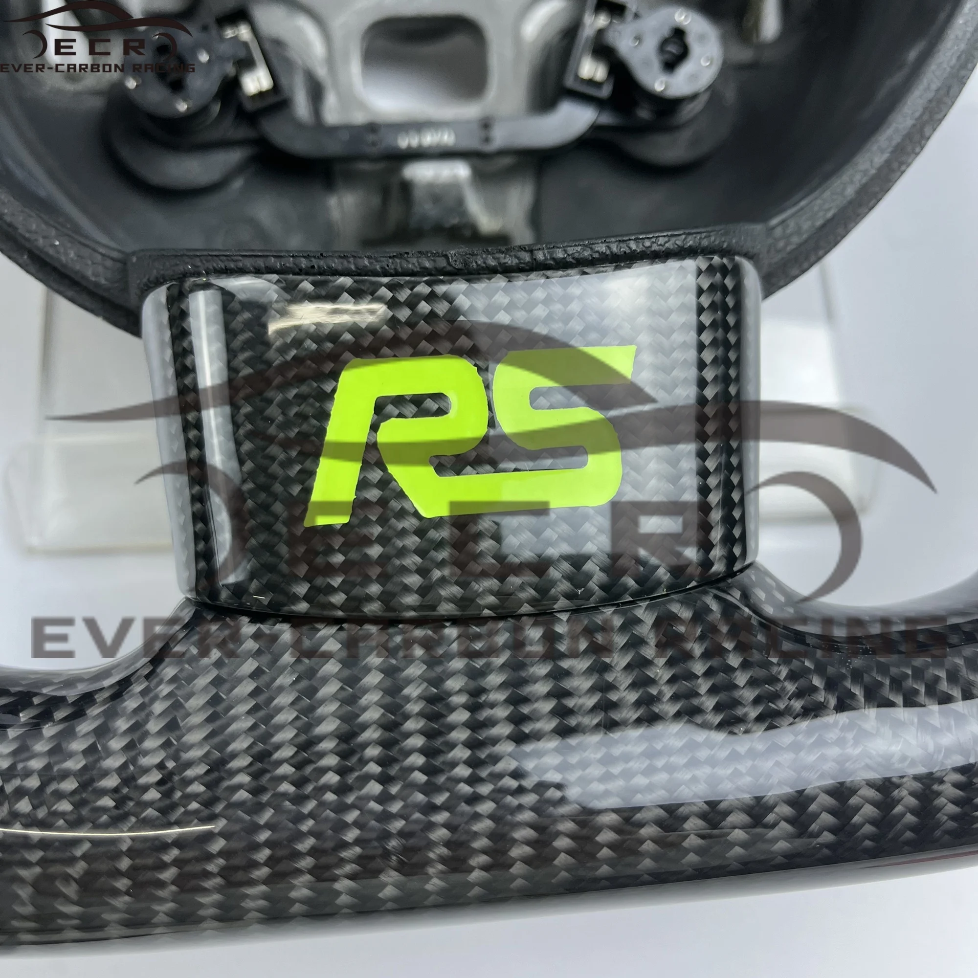 Рулевое колесо Ever-carbon Carbon Fiber Racing ECR высокое качество под заказ для Ford Focus RS MK2