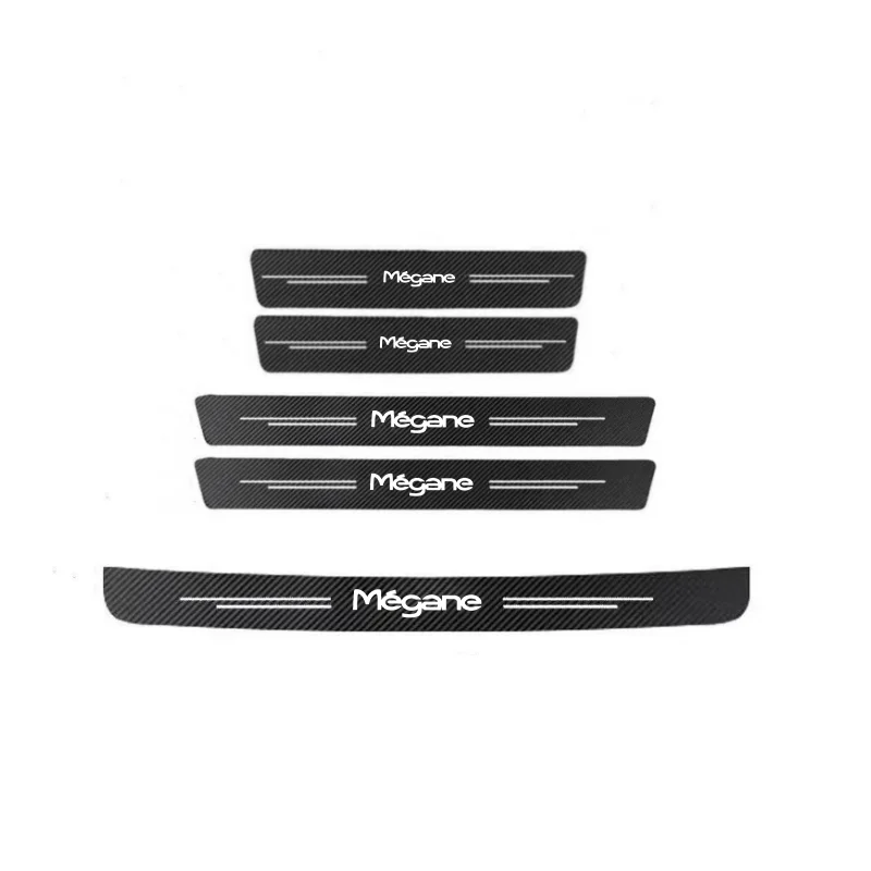 

60X7 см защитная наклейка на порог автомобиля из углеродного волокна для Renault MEGANE 1 2 3 4 MK1 MK2 MK3 MK4 RS