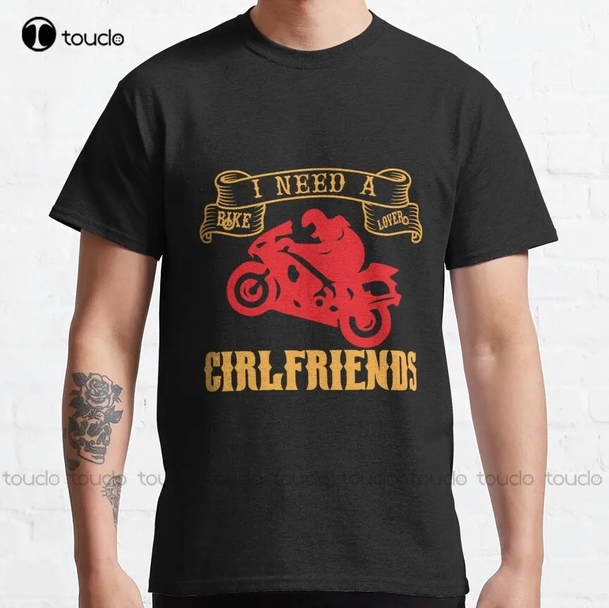 

Классическая футболка «Мне нужен велосипед», для влюбленных, девушек, друзей, модные креативные Забавные футболки для отдыха, модная футболка, летняя женская футболка