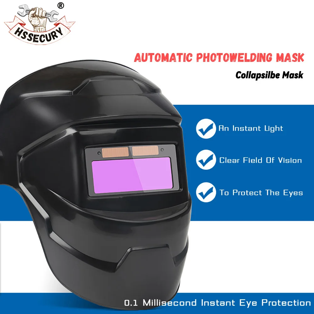 Variable Light Welding Helmet Solar Auto Darkenining Adjustment Mask Arc Weld Grind Cut Eye Protect Cap Dimming Glasses | Инструменты