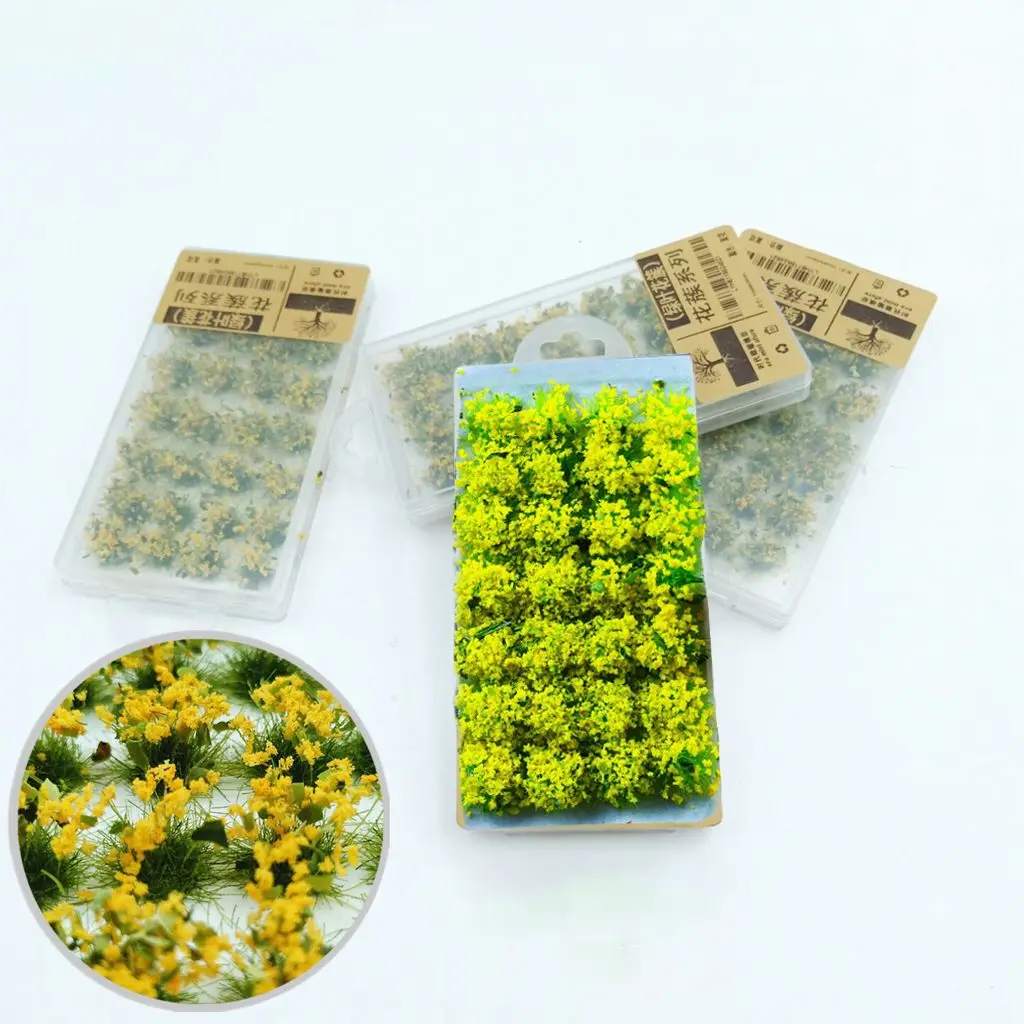 

Model Scene Terrain Production Simulation Flower Cluster Wild Rose Flower DIY Miniature Landscape Material