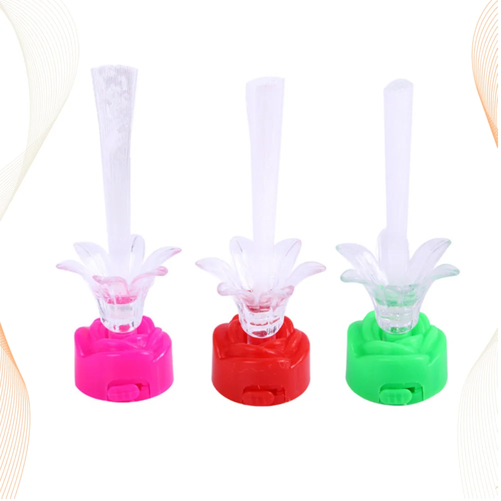 

10 PCS Glow Toys Color Change Fiber Optic Light Decorations LED Lamp Wedding Party Favors