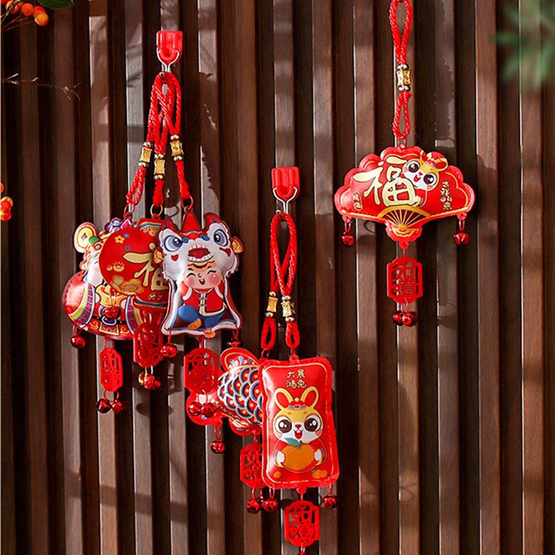 

Chinese Spring Festival Year of The Rabbit New Year Decoration Pendant Lanterns Decorative Supplies Hanging Ornaments Party Gift