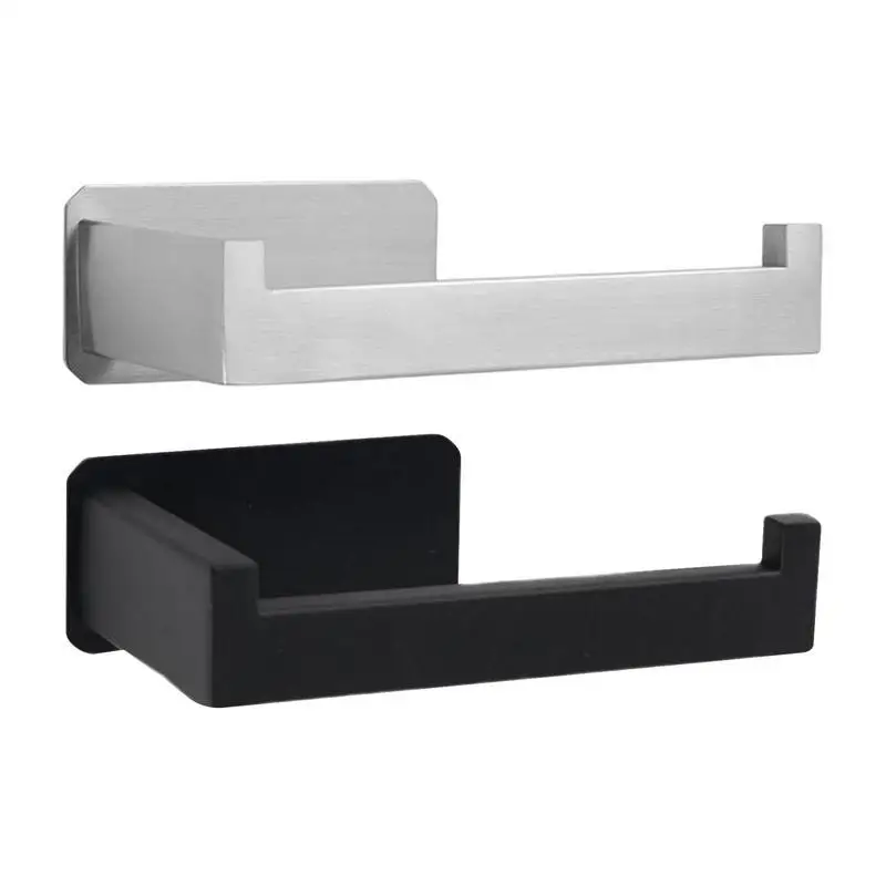 

Self Adhesive Toilet Paper Holder Wall Mount Tissue Roll Dispenser No Drill Toilet Paper Storage Stand For Bathroom Kitchen