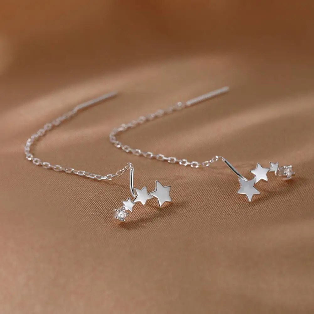 

Stylish Earrings All Match Lightweight Ladies Elegant Long Tassel Earrings Women Earrings Women Earrings 1 Pair