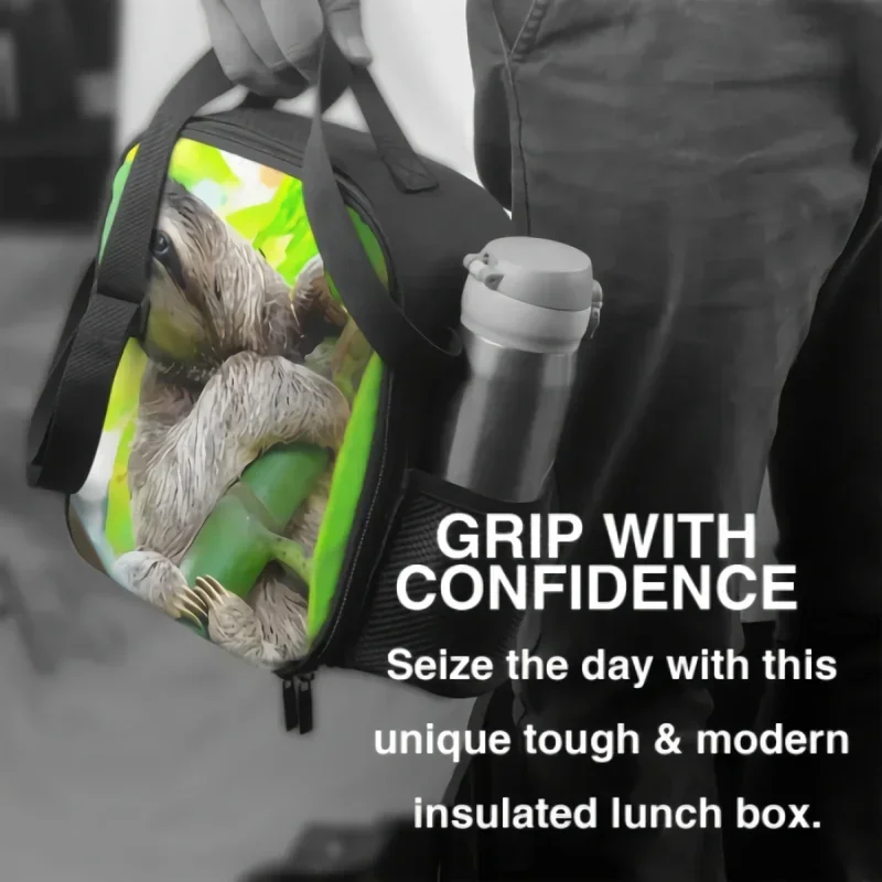 Ленивец в Пуэрто-вьеде Коста-риканская изолированная сумка для ланча школы