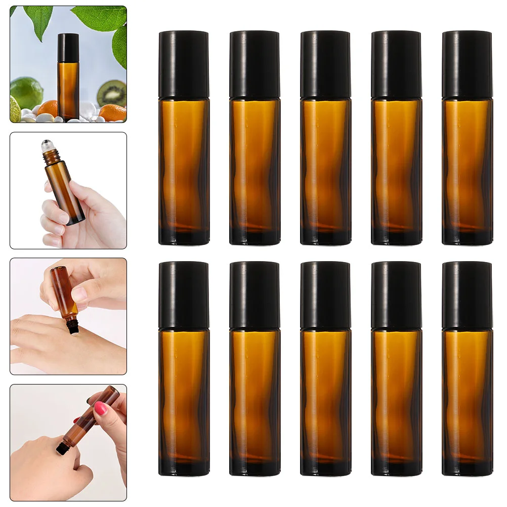 

20Pcs Glass Bottles Roll-on Bottles Roll-on Bottles Subpackaging Bottles for Cosmetics Storage