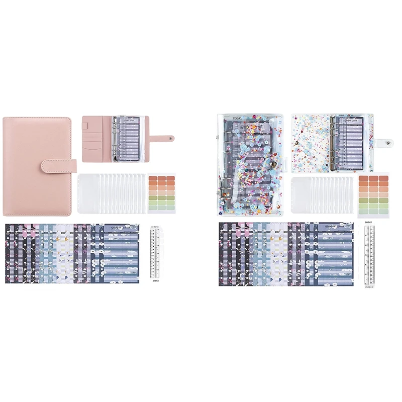 

47 Budget Binders With Cash Envelopes, Binder Pockets, Budget Sheets, Ruler,For Budget Binders, Cash Budget Manager