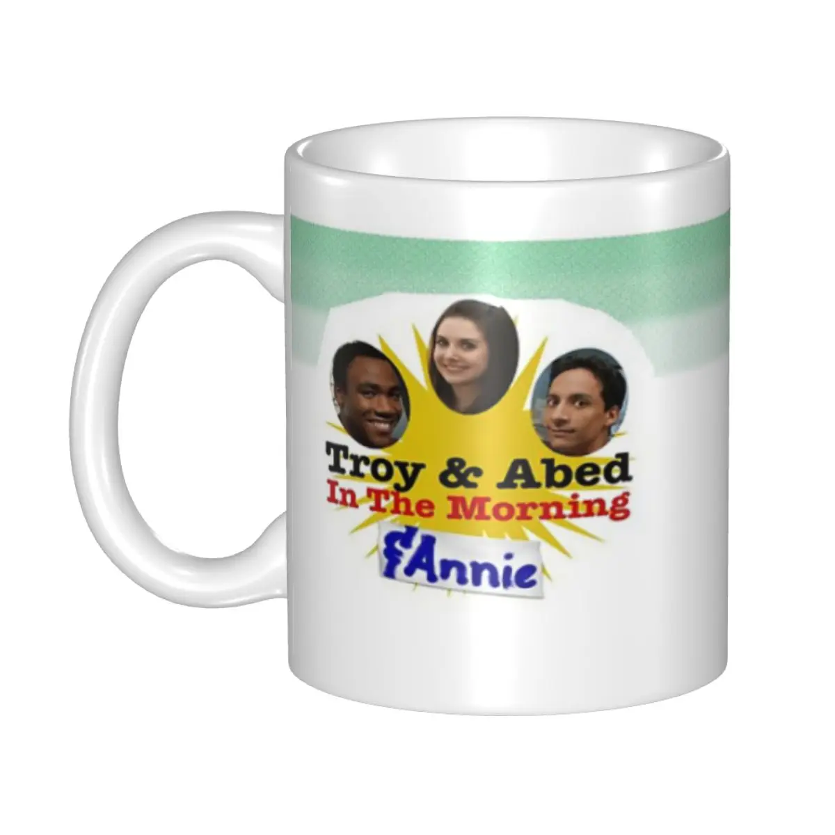 

Troy & Abed & Annie In The Morning Coffee Mugs Summer Kitchen Vintage Mugs Practical cups