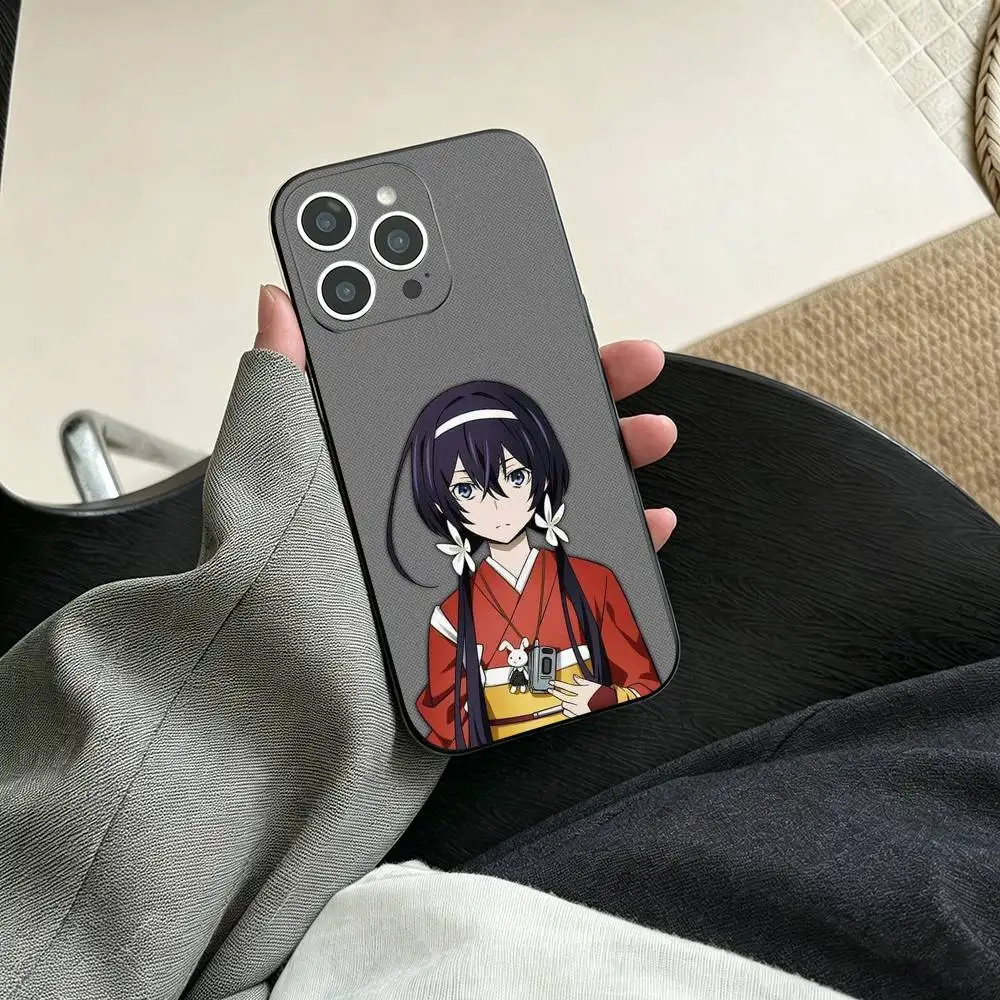 Фото Чехол для телефона Bungo Stray Dogs Kyoka Izumi для iPhone 17, 16, 15, 14, 13, 12, 11 Plus, Pro Max и других моделей, силиконовый, черный. №5