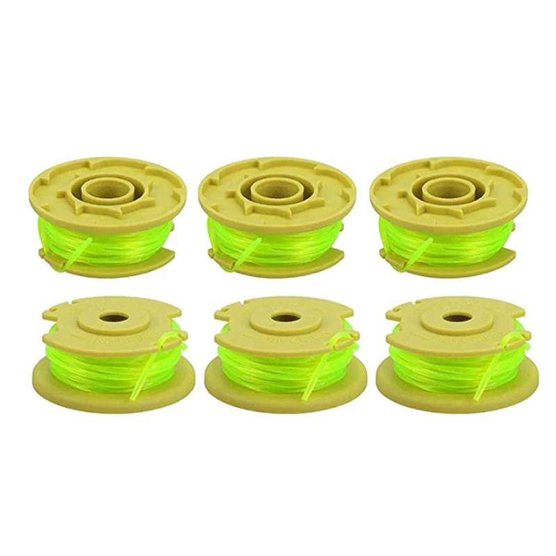 

6Pack AC80RL3 Replacement Spool Line For Ryobi One Plus 18V 24V 40V Cordless Trimmers, Weed Eater String Autofeed