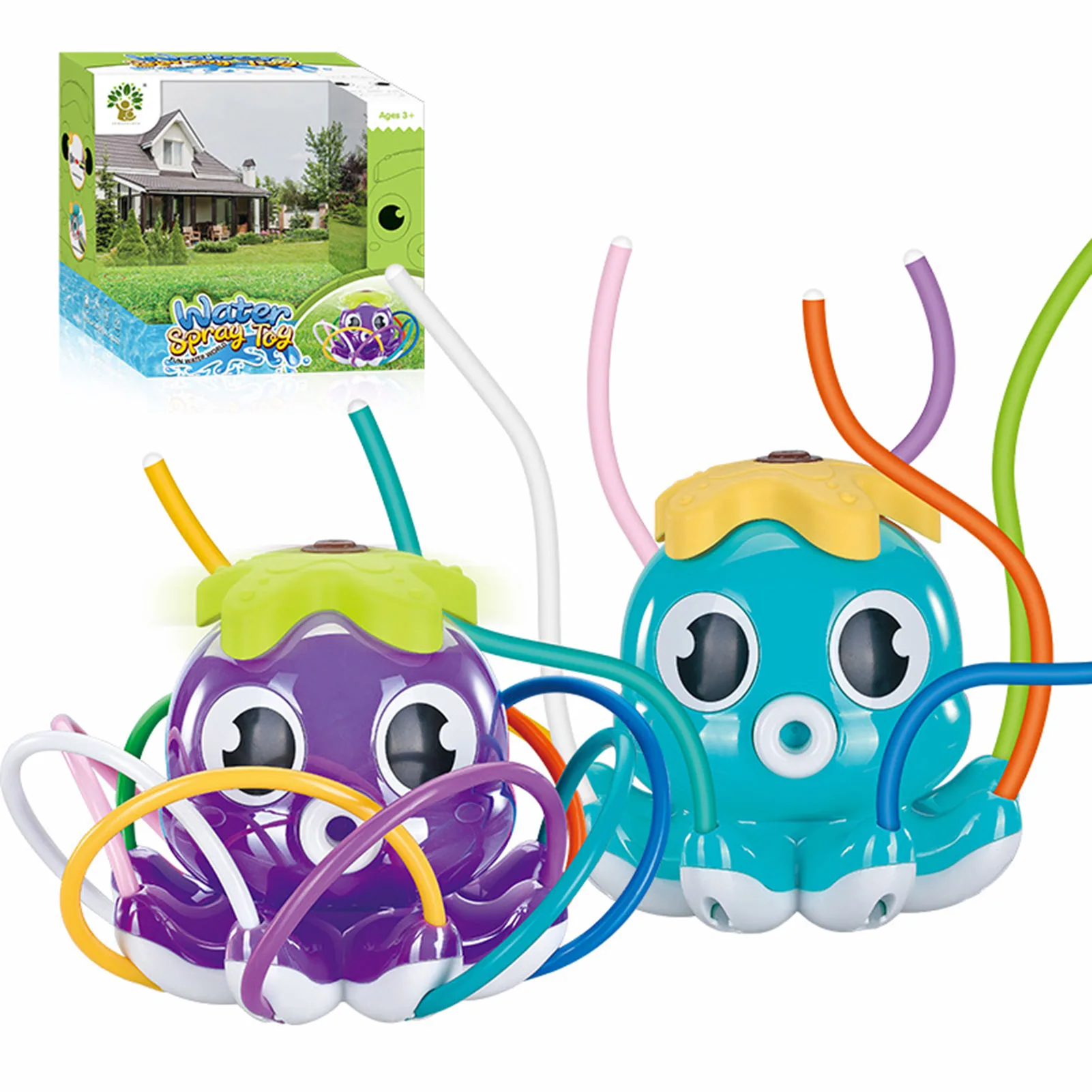 

Kids Sprinklers Octopus Water Toy Outdoor Sprinkler For Kids Outdoor Water Sprinklers For 3 Toddlers Boys Girls Summer Yard Lawn