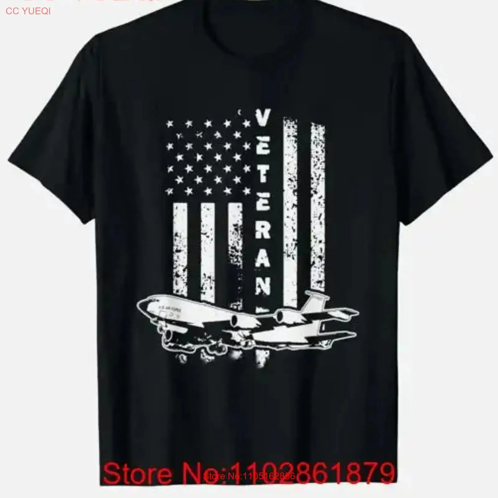 Фото KC 135 Stratotanker Veteran USAF Авиационная футболка S 5XL винтажная стираная унисекс homme дышащая универсальная дизайнерская одежда №1