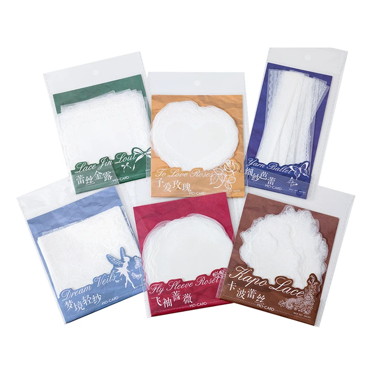 30 шт. прозрачный кружевной материал бумага белые чернила декоративный для