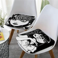 horror anime junji ito tomie square seat cushion office dining stool pad sponge sofa mat non slip cushions home decor
