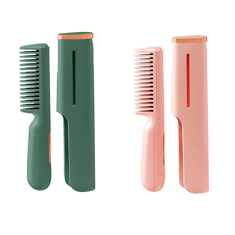 

Hot Air Brush Comb Hot Air Brush Salon Negative Ionic Straightener & Curler