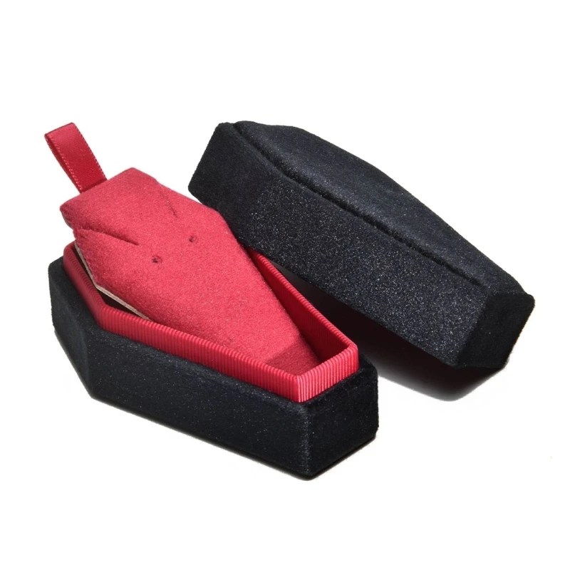 

Бархатная шкатулка для украшений Angelady в форме гроба