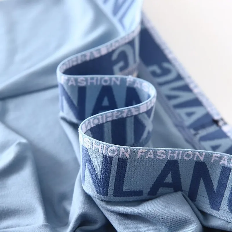 Mens Underwear Boxers Fashion Solid Elastic Panties Men's Underpants Boxer Comfortable Breathable Underwear Boxershort Shorts