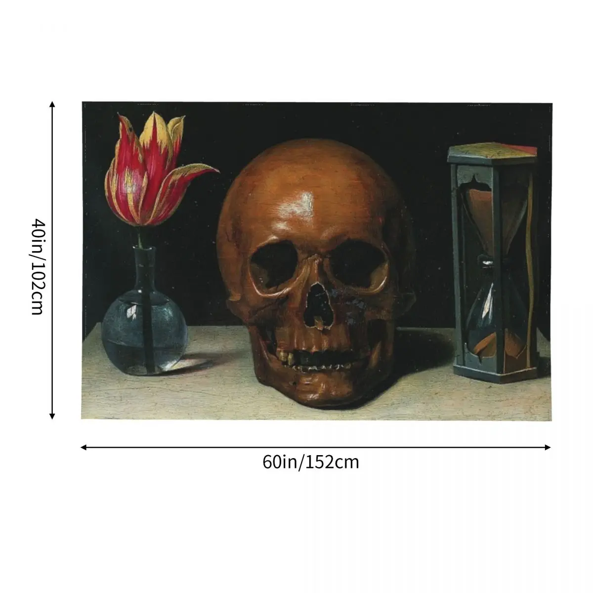 Натюрморт с черепом - гобелен Philippe de Champaigne украшения для комнаты эстетический
