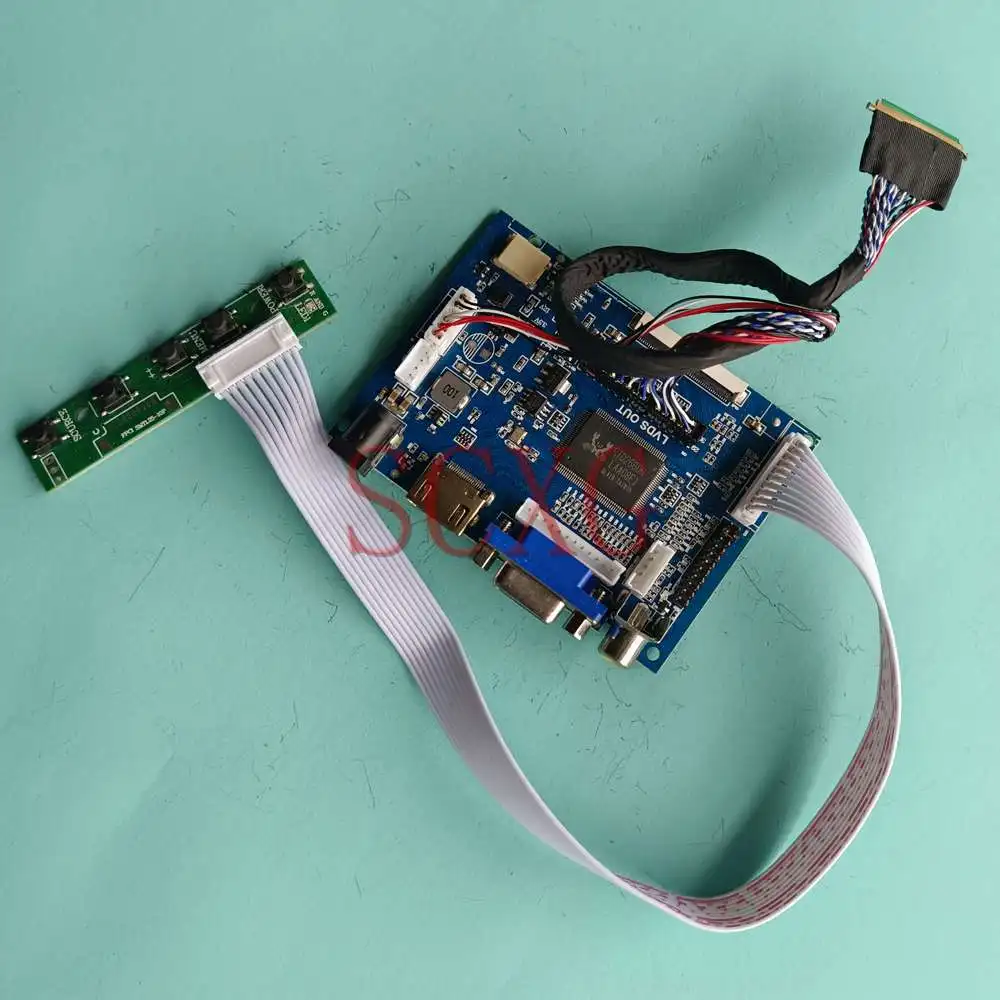 

Fit LTN156AT27-H02 LCD Monitor Controller Board 1366*768 40 Pin LVDS Kit DIY 15.6" VGA+AV+HDMI-Compatible Laptops Panel