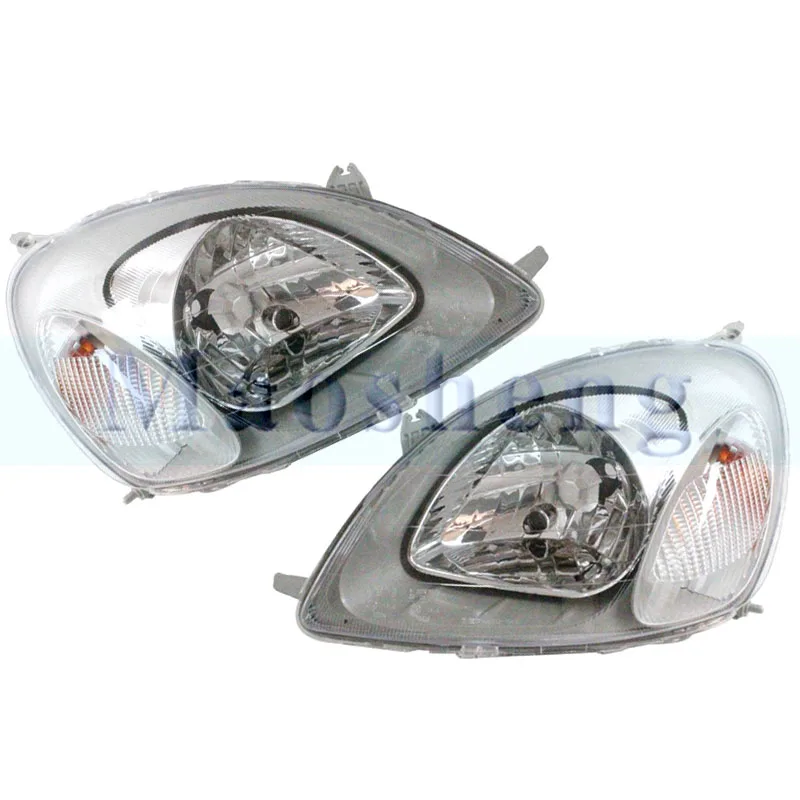 Фото Пара галогенных передних фар Maosheng для Toyota Yaris Platz Vitz Ehco 1999-2002 №3