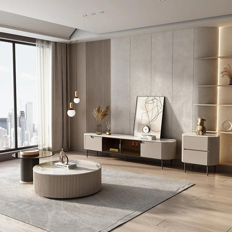 Итальянская мебель для гостиной ATUNUS скандинавский минималистичный мраморный