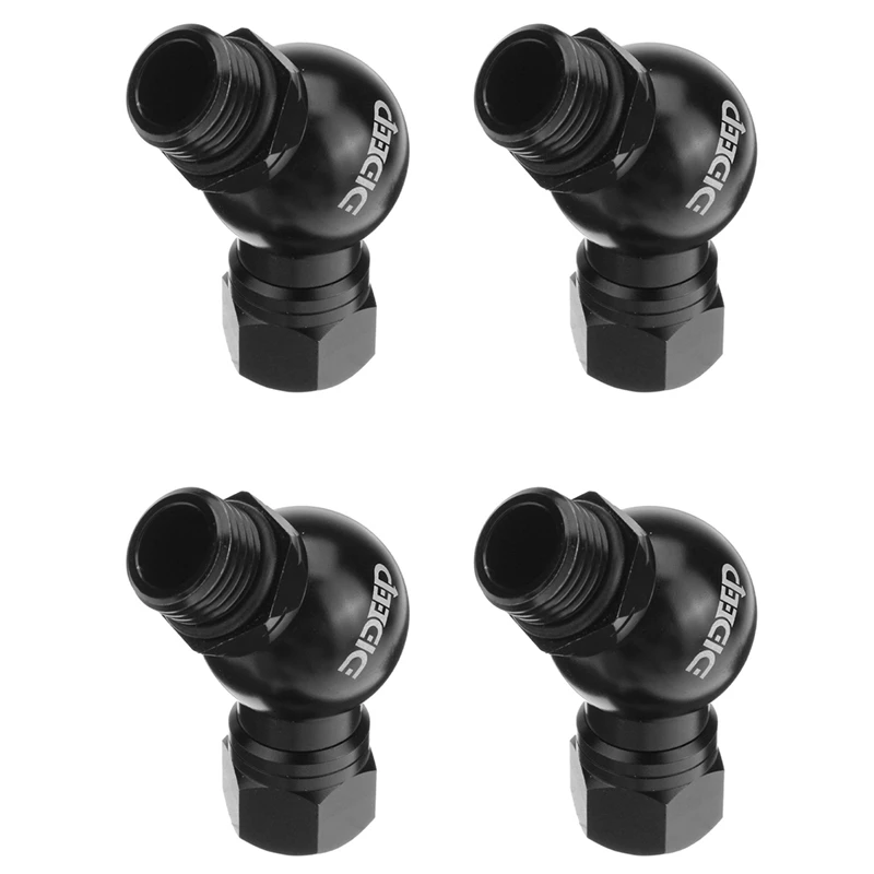 

NEW-4X DIDEEP Global Universal 360 Degree Swivel Hose Adapter For 2Nd Stage Scuba Diving Regulator Connector