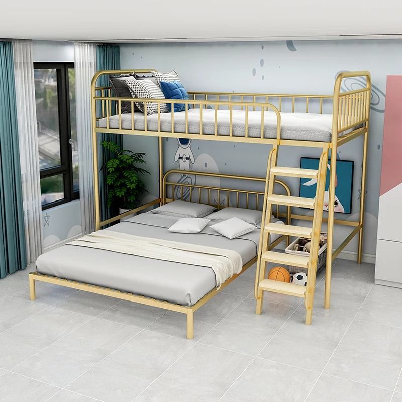 Верхние и нижние кровати ошеломленная кровать для маленькой квартиры матери