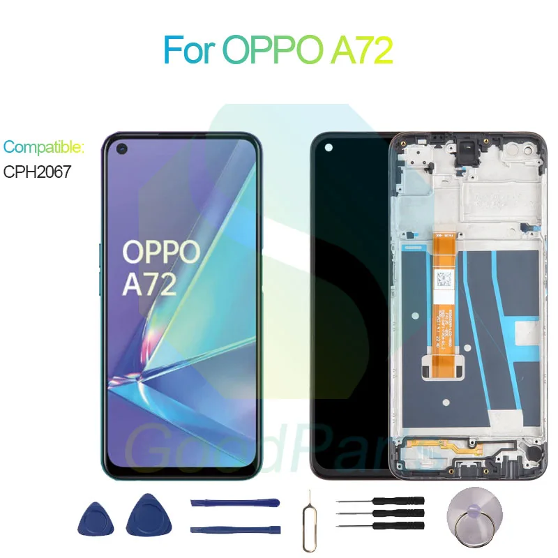 Сменный сенсорный ЖК-дисплей 2400*1080 CPH2067 A72 для OPPO