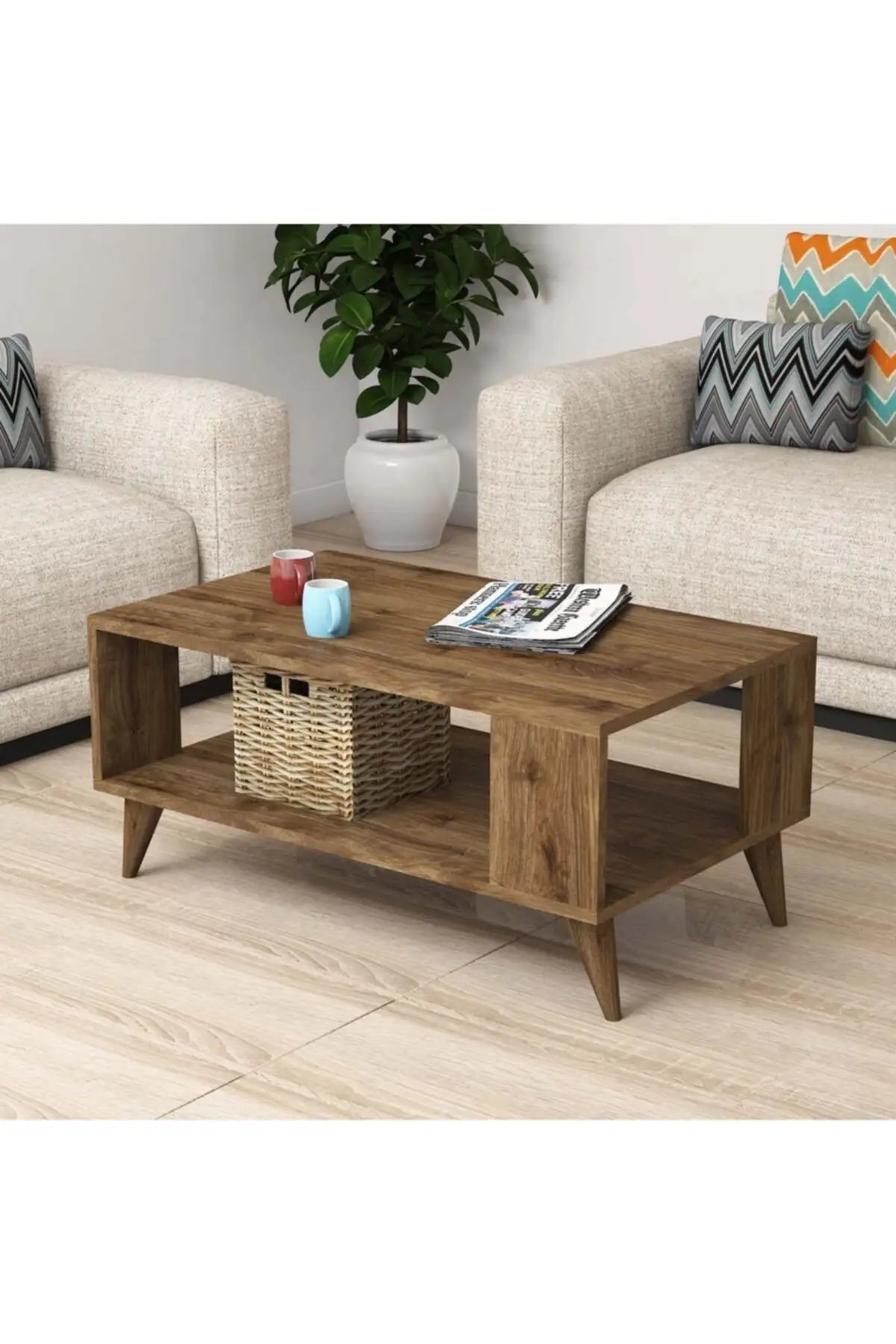 

Modern Wooden Stylish Coffee Table Rectangle De Monte Scandinavian Style Living Room Table Living Room Furniture Tea Coffee Serv