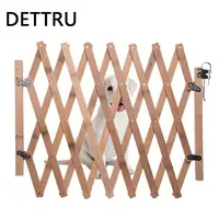 Pet Barrier Fence Folding Cat Dog Gate Bamboo Pet Fence Retractable Cat Dog Puppy Sliding Door Safety Gate Pet Isolation Fence