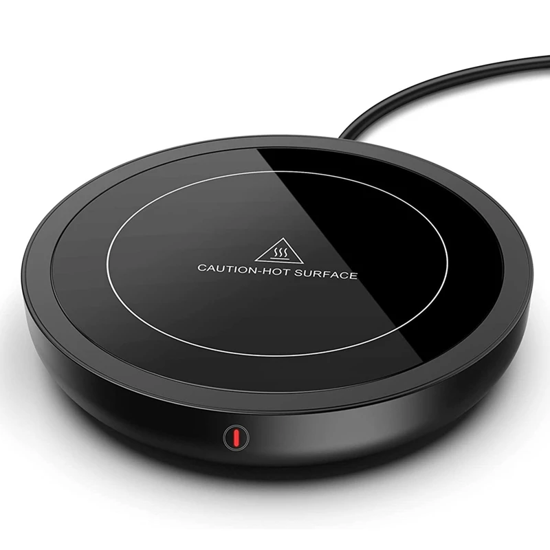 

36 Вт подогреватель кофейного стакана Coaster с 3 настройками температуры и 4 часами автоматического отключения, европейская вилка