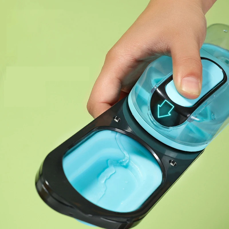 Скидка Портативная бутылка для воды для собак, складная бутылка для воды для прогулок с питомцами, подходит для собак и кошек