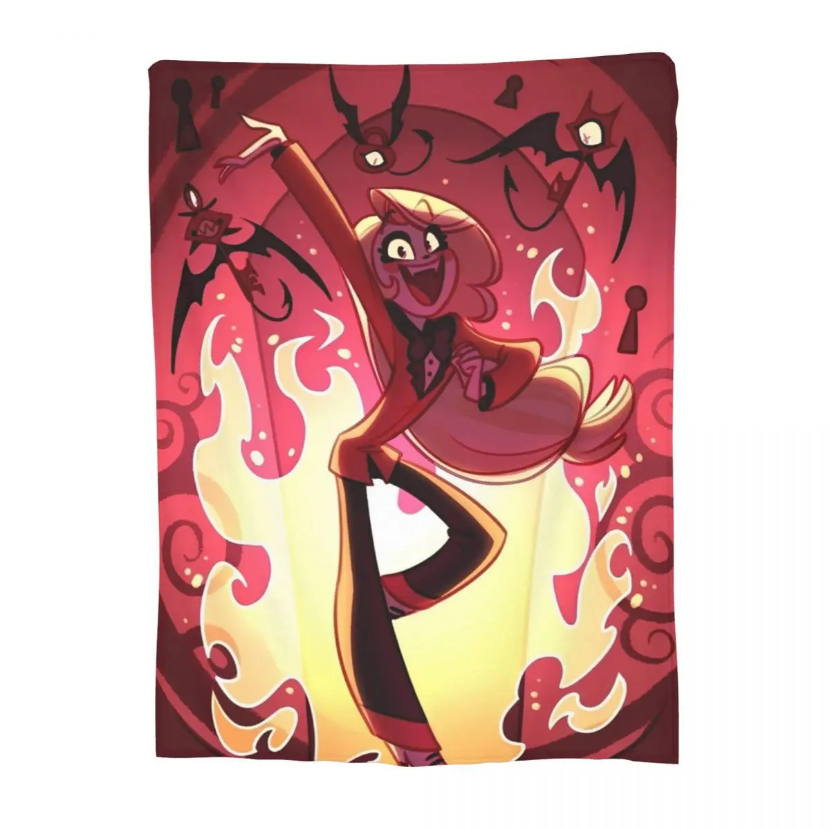 Музыкальная комедия Драма H-HazbinHotels Нечеткие одеяла Креативное одеяло для дома