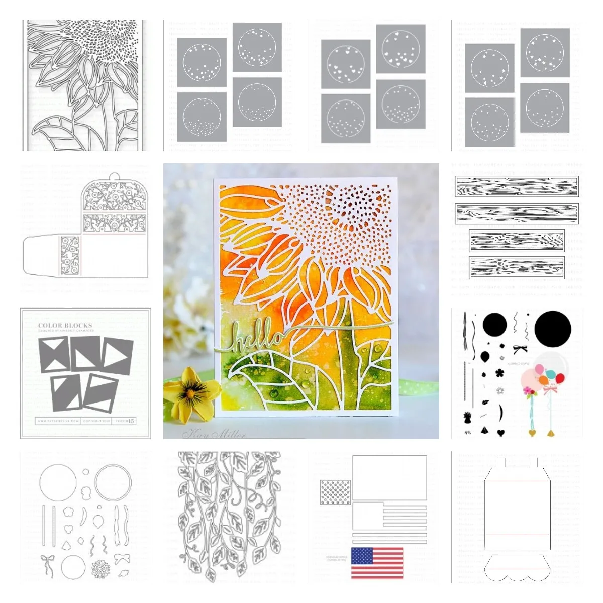 

Birthday Balloons Dies And Silicone Stamps Stencil Diy Scrapbooking Paper Handmade Album Stamp Die Sheets Greeting Card