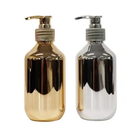 500ml300ml portable soap dispensers silver gold chrome pump bottle bathroom shampoo shower gel lotion liquid bottles container