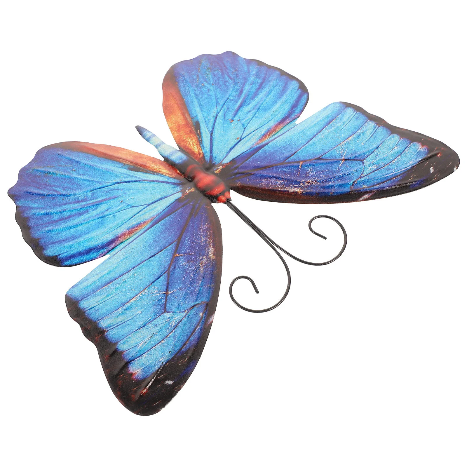 

The Fence Butterflies Black Metal Metal Vintage Home Iron Decorative Hanging Outdoor Bedroom Pendant Decoration Ornament