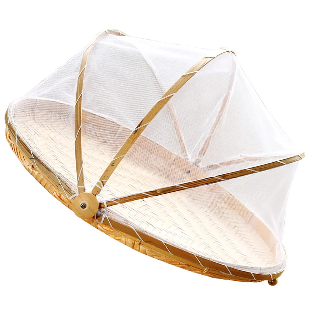 

Bamboo Tent Basket Woven Basket For Storage Mesh Basket Fruit Vegetable Woven Basket For Storage Food Serving Basket