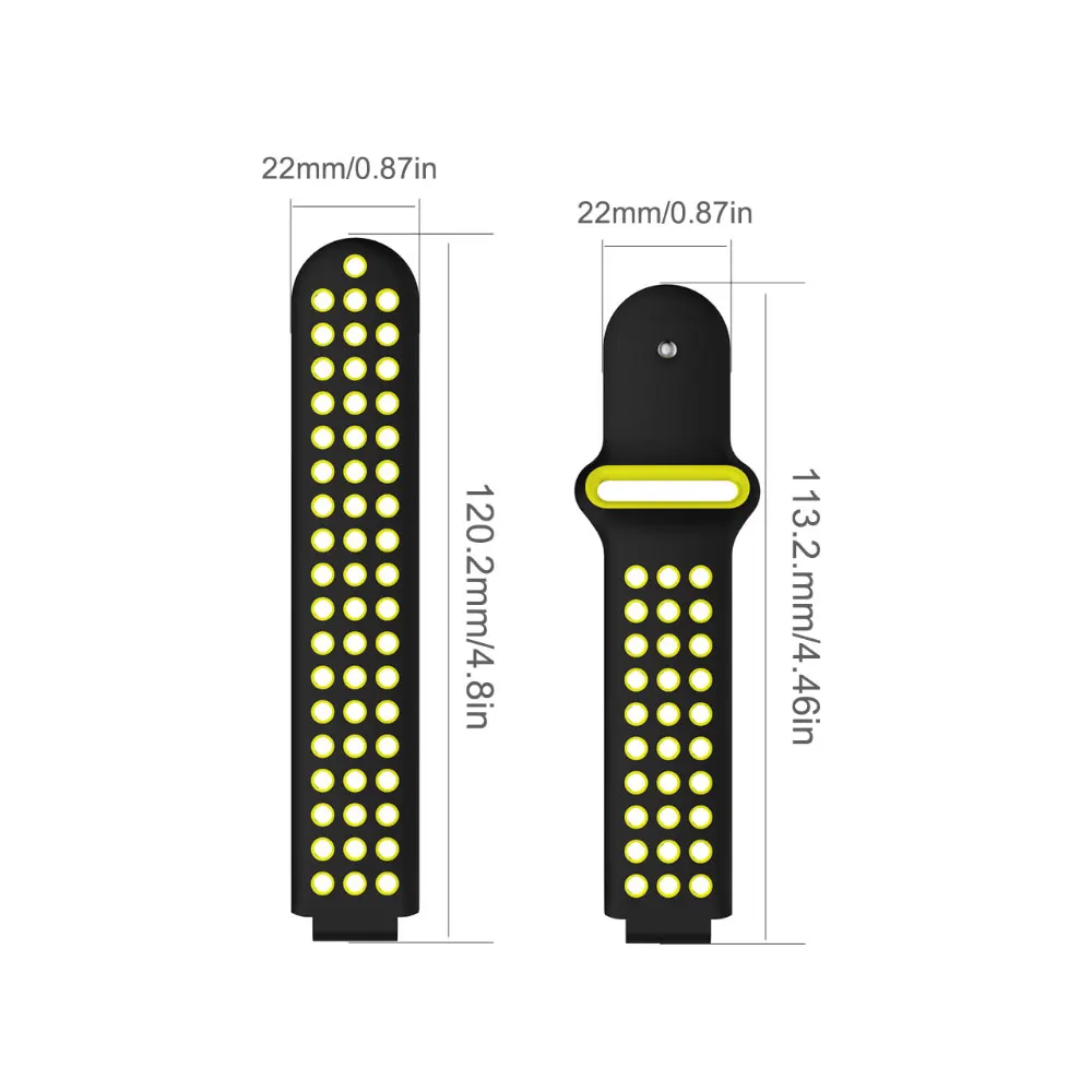 Силиконовый ремешок для наручных часов Garmin Forerunner 220 230 235 630 620 735 S20 S5 S6