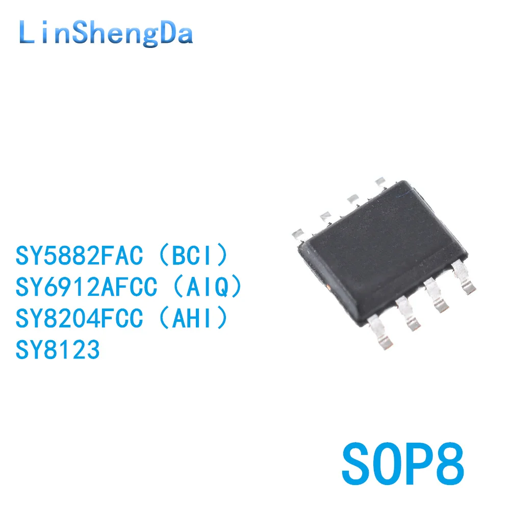 

Шелковый экран SY8204FCC 5882FAC 6912AFCC 8123 BCI AIQ AHI SOP8, 10 шт.