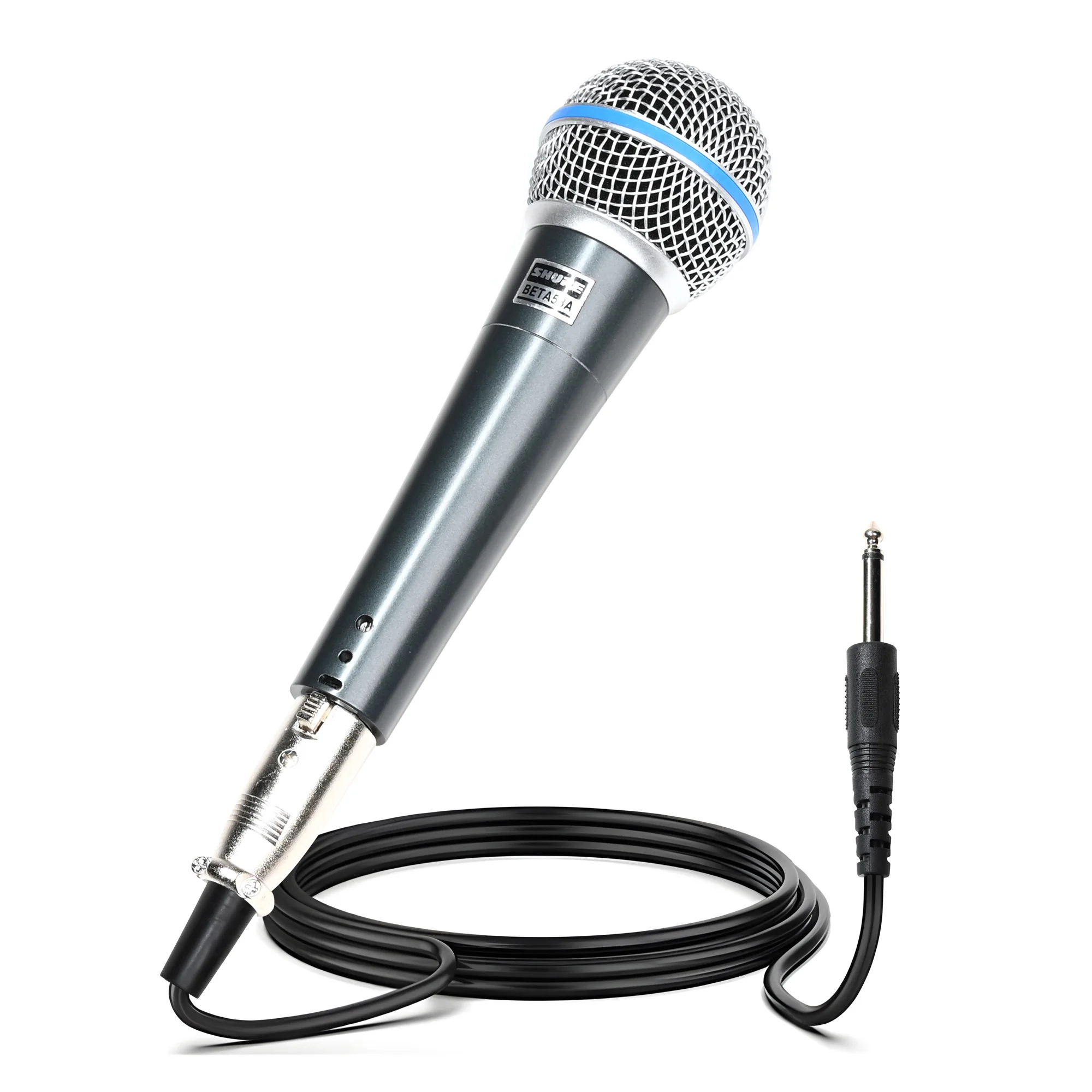 

Shure BETA 58A Vocal Microphone-Single Element Supercardioid Dynamic Mic for Stage and Studio, Includes Adjustable Stand Adapter