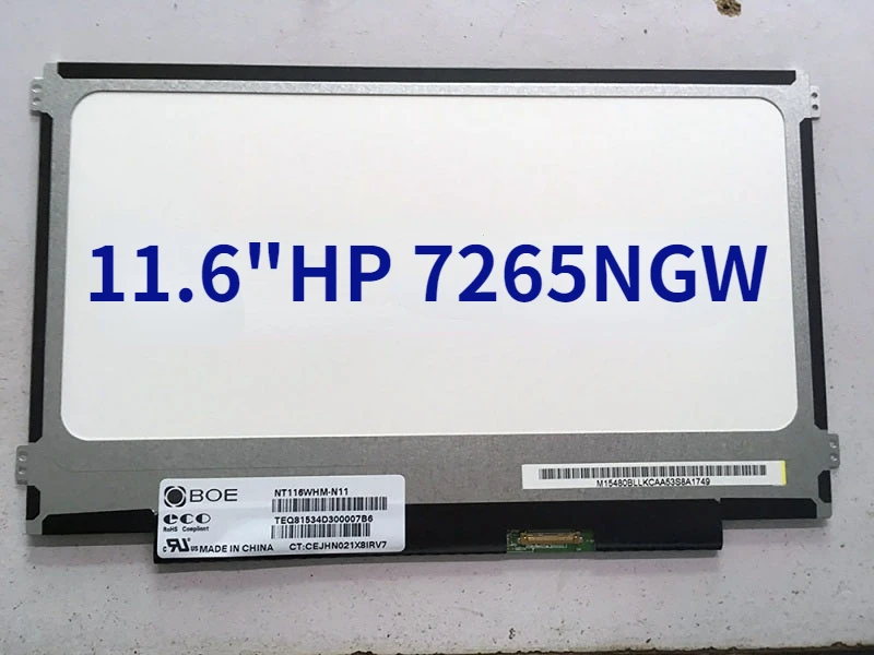 

Сменная Матрица для ноутбука HP 7265NGW, ЖК-дисплей со светодиодным экраном 11,6 дюйма