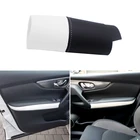 4 шт., кожаный подлокотник из микрофибры для Nissan Qashqai J11 2016 2017 2018