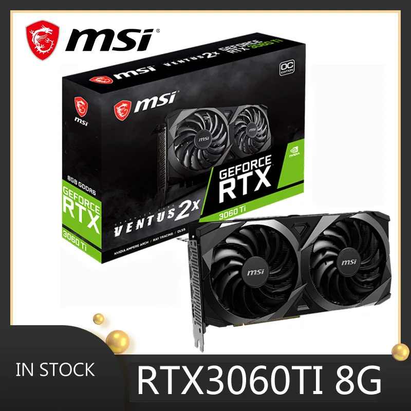 

Geforce RTX 3060ti ventus 2x 8gd6 256bit gddr6 nvidia geforce video card graphics CARDS on the rx580 570 gpu 660 950 650w