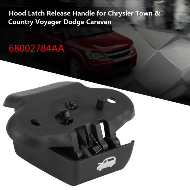 

Hood Latch Release Pull Handle Switch for Chrysler Voyager 2001-2003 Dodge Caravan 01-07 68002784AA Auto Accessories Replacement