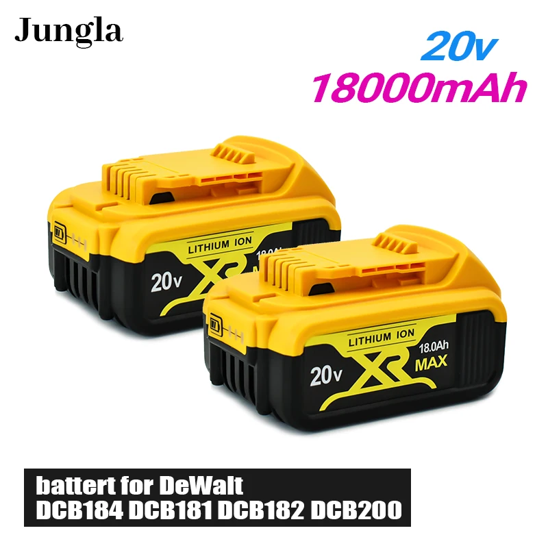 

2022 original LED lithium ion for DeWalt 18V18.0Ah DCB 205DCB204-2 20V DCB 206 rechargeable power tool battery