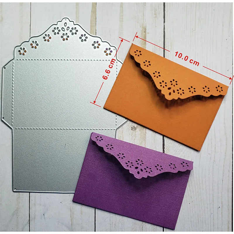 Новинка форма Счастливый цветок для тиснения в виде конверта рельефная 2022