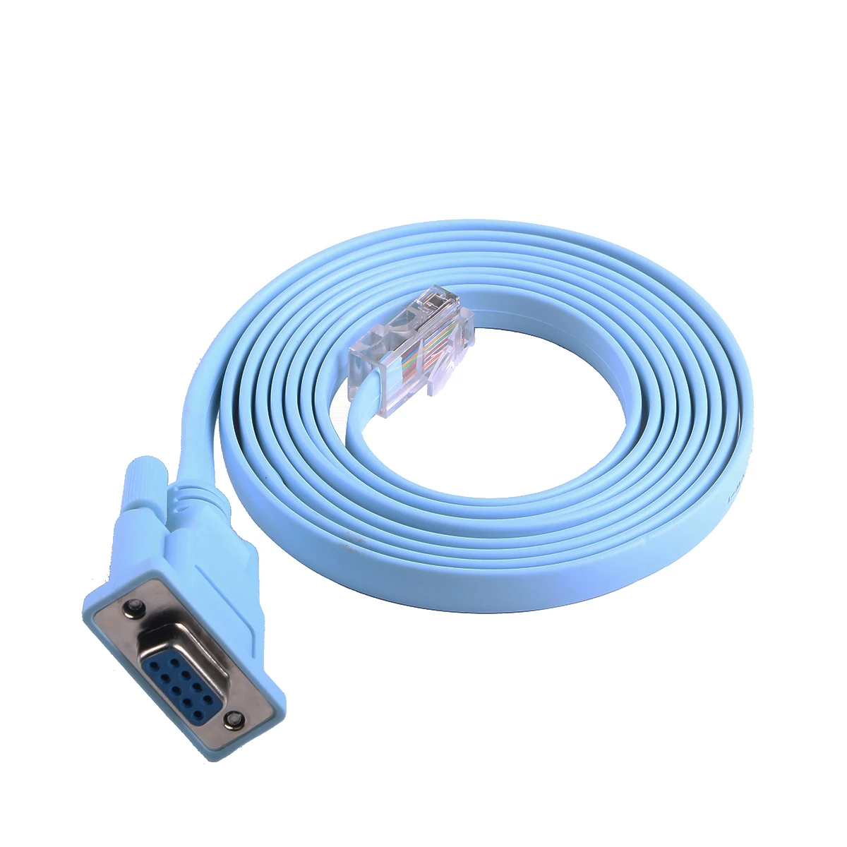 

1.8M DB9 Female to RJ45 8P8C RS232 Serial Console Cable for Routers Switches and Firewall