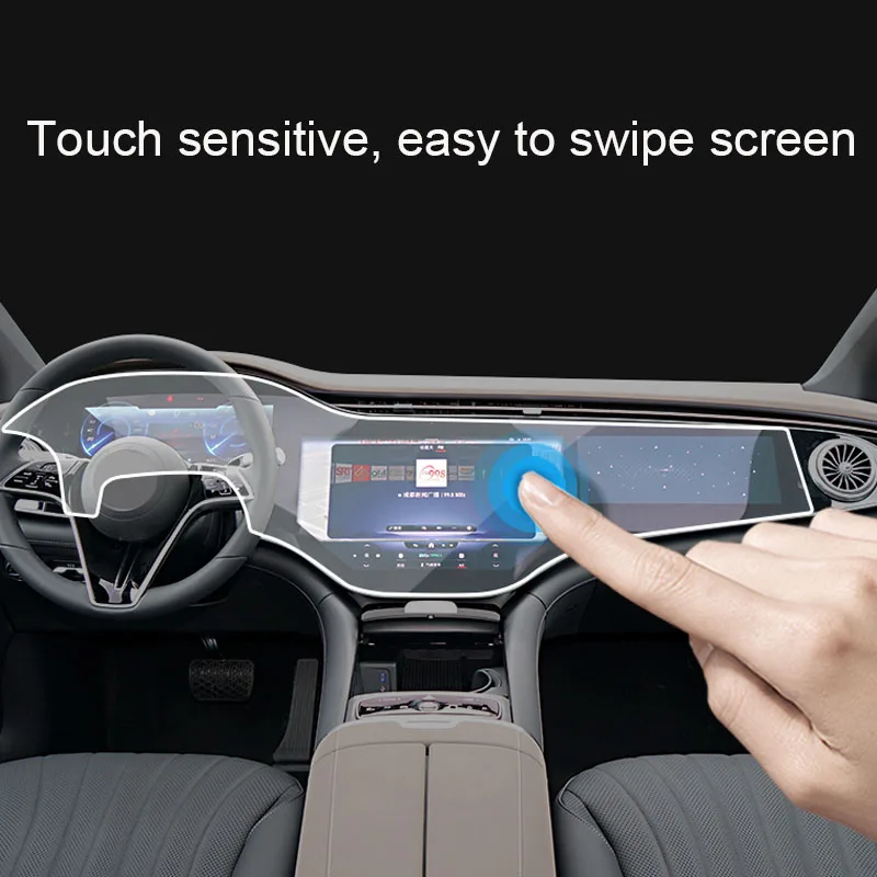 Автомобильная Защитная нано-пленка для экрана GPS-навигации Mercedes Benz EQS SUV V297 2023 2024