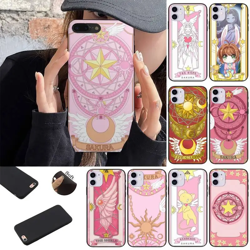 

Cards Captor Sakura Phone Case fundas shell cover for Samsung S10 S20 Fe lite S21 S30 ULTRA Plus 5G